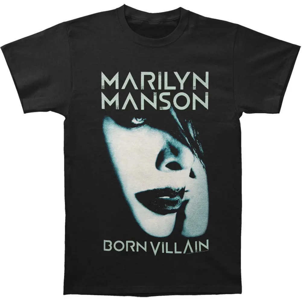 Marilyn Manson Men's Born Villain Album Cover 2019 Tour T-shirt X-Large Black Sleeve Tee Shirt Homme T shirts
Marilyn Manson Men's Born Villain Album Cover 2019 Tour T-shirt X-Large Black Sleeve Tee Shirt Homme T shirts