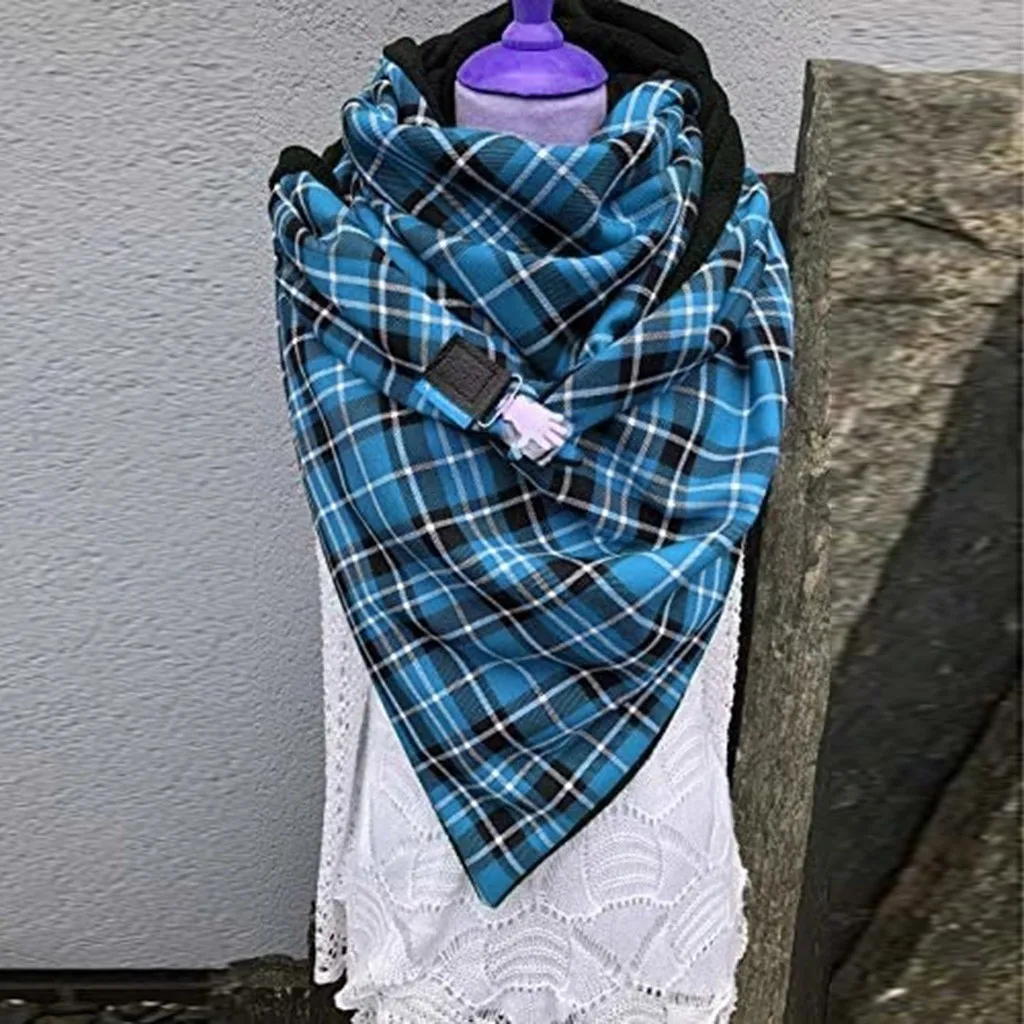 Fashion Women Scarf Plaid Printing Scarves Wraps Button Soft Wrap Casual Warm Scarves Shawls Bandana Button Soft Wrap Shawls
Fashion Women Scarf Plaid Printing Scarves Wraps Button Soft Wrap Casual Warm Scarves Shawls Bandana Button Soft Wrap Shawls