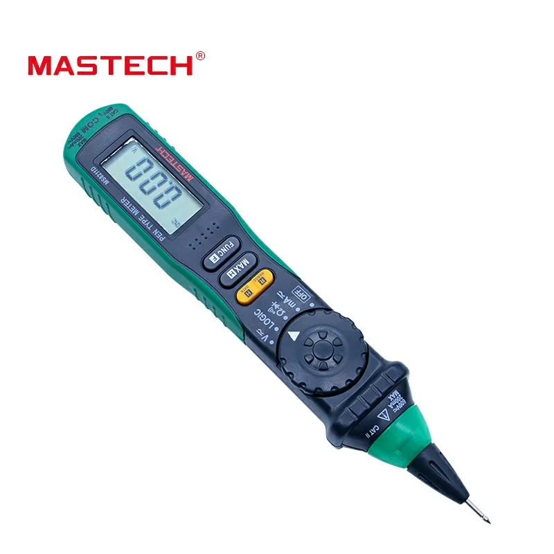 MASTECH MS8211D Digital Multimeter Pen-Type Meter Auto Range DMM Multitester Voltage Current Tester Logic Level Tester
MASTECH MS8211D Digital Multimeter Pen-Type Meter Auto Range DMM Multitester Voltage Current Tester Logic Level Tester