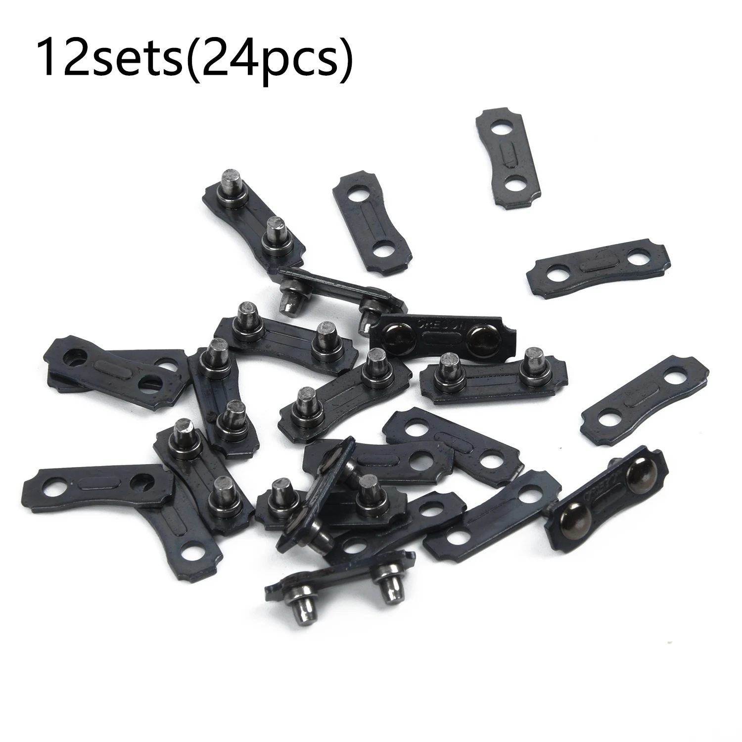12 Sets Chainsaw Chain Links Repair Part Size 3/8LP Pitch 050 Gauge Straps Garden Power Tool Accessories Chain Links Preset Tie
12 Sets Chainsaw Chain Links Repair Part Size 3/8LP Pitch 050 Gauge Straps Garden Power Tool Accessories Chain Links Preset Tie