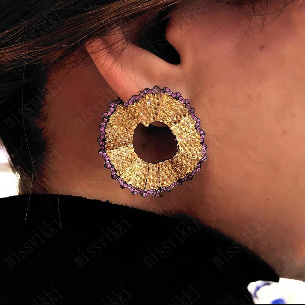 missvikki Gorgeous Shiny Round Yellow Earrings for Women Girl Bridal Wedding Fashion Birthday Anniversary Gift High Quality
missvikki Gorgeous Shiny Round Yellow Earrings for Women Girl Bridal Wedding Fashion Birthday Anniversary Gift High Quality