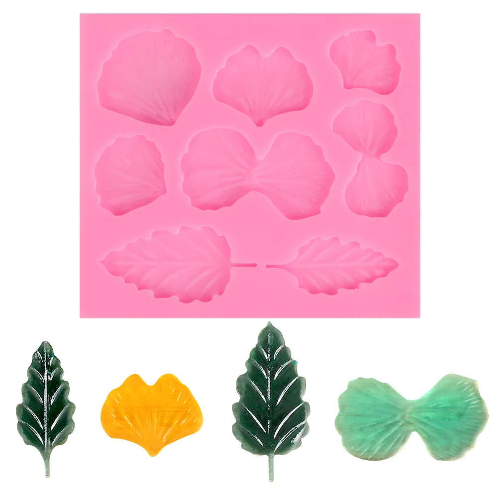 Violet flower leaf fondant silicone mold daffodil dry pest making chocolate dessert mold DIY baking cake decoration tool10*8.8cm
Violet flower leaf fondant silicone mold daffodil dry pest making chocolate dessert mold DIY baking cake decoration tool10*8.8cm