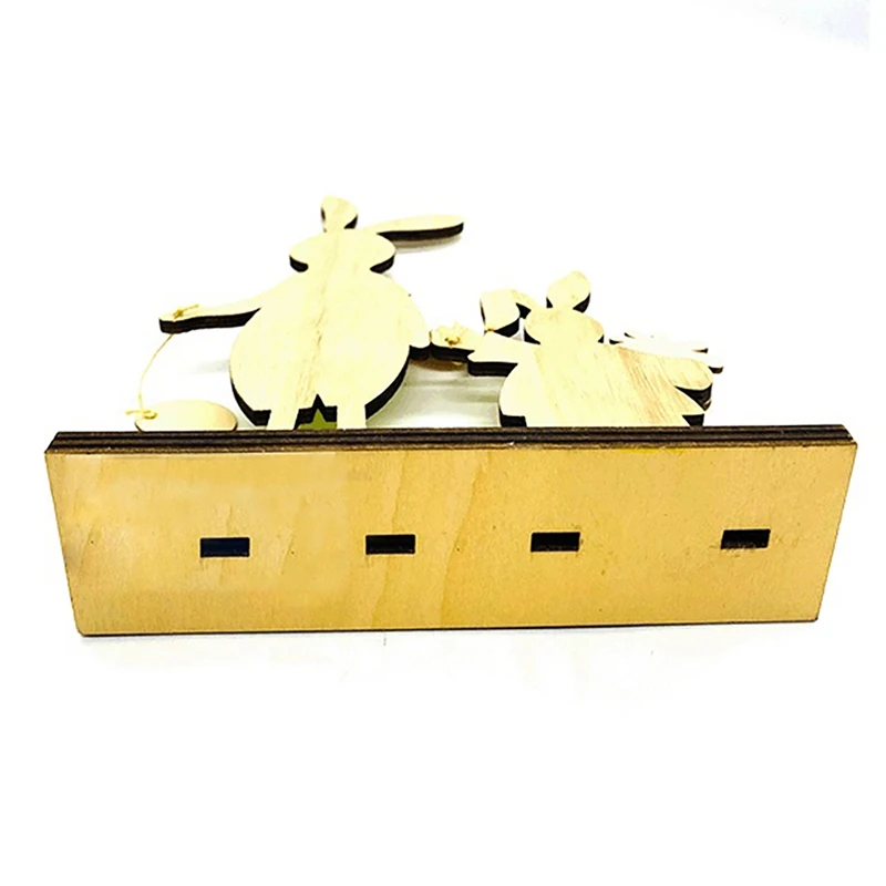 Easter Wood Bunny Tabletop Decor Cute Easter Wooden Craft Ornaments for Office Party Home Decoration, Easter Gift
Easter Wood Bunny Tabletop Decor Cute Easter Wooden Craft Ornaments for Office Party Home Decoration, Easter Gift