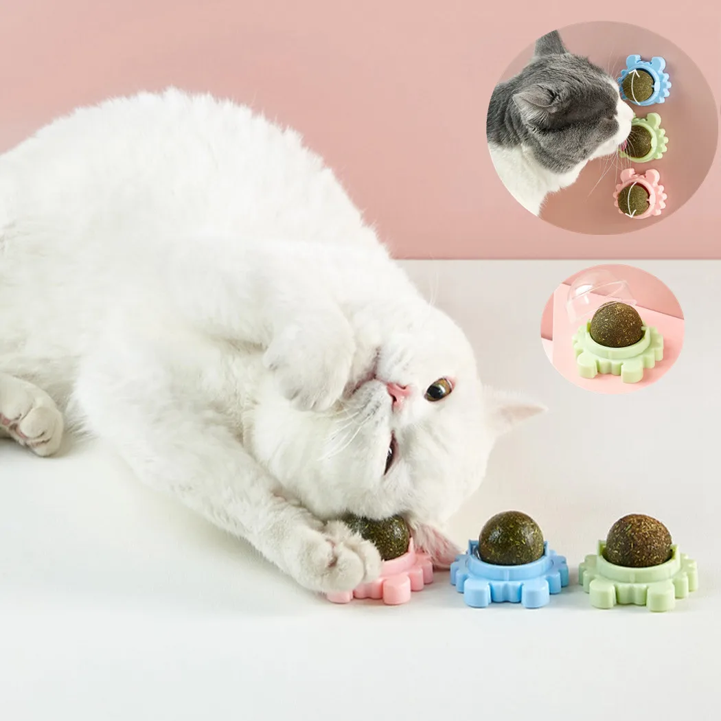 3PCS Cat Catnip Ball Interactive Rotatable Crab Shape Cat Teeth Teething Toy Cleaning Toy Wall Mounted Semicircle Cat Mint Toy
3PCS Cat Catnip Ball Interactive Rotatable Crab Shape Cat Teeth Teething Toy Cleaning Toy Wall Mounted Semicircle Cat Mint Toy