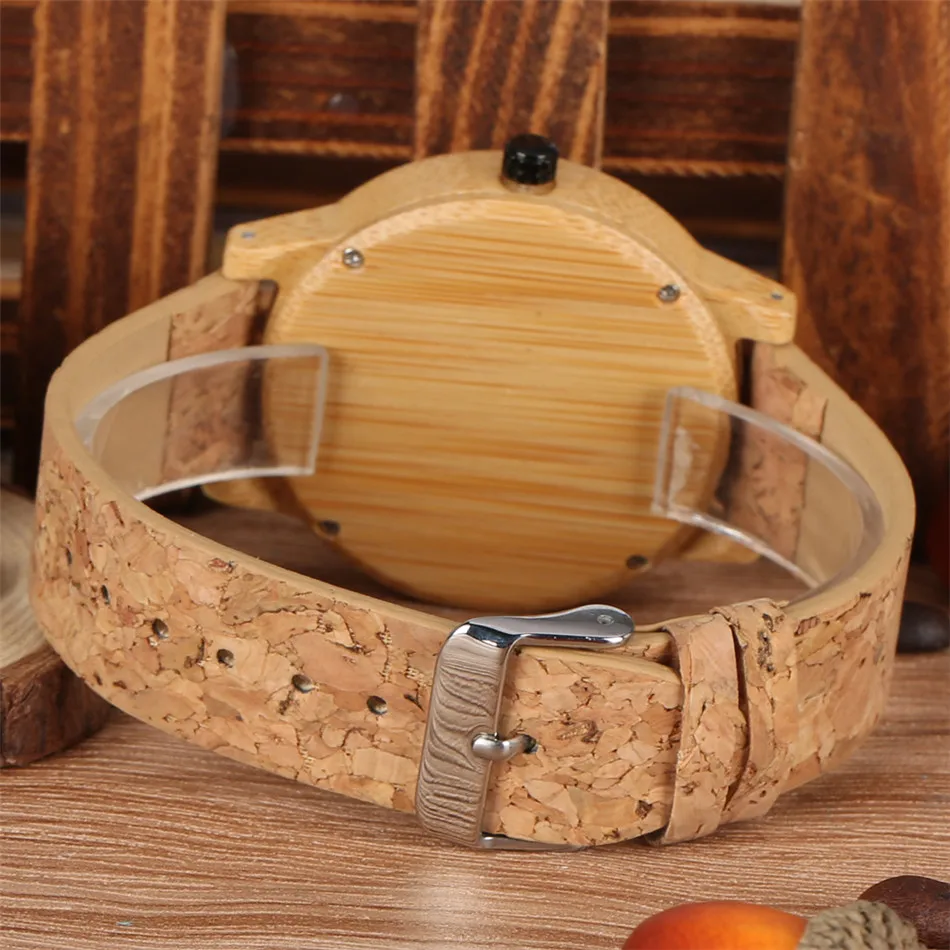 Crack Corkwood Pattern Wood Watches for Lovers Simple Creative Genuine Leather Wooden Men Watch Casual Women's Wood Clock Gifts
Crack Corkwood Pattern Wood Watches for Lovers Simple Creative Genuine Leather Wooden Men Watch Casual Women's Wood Clock Gifts