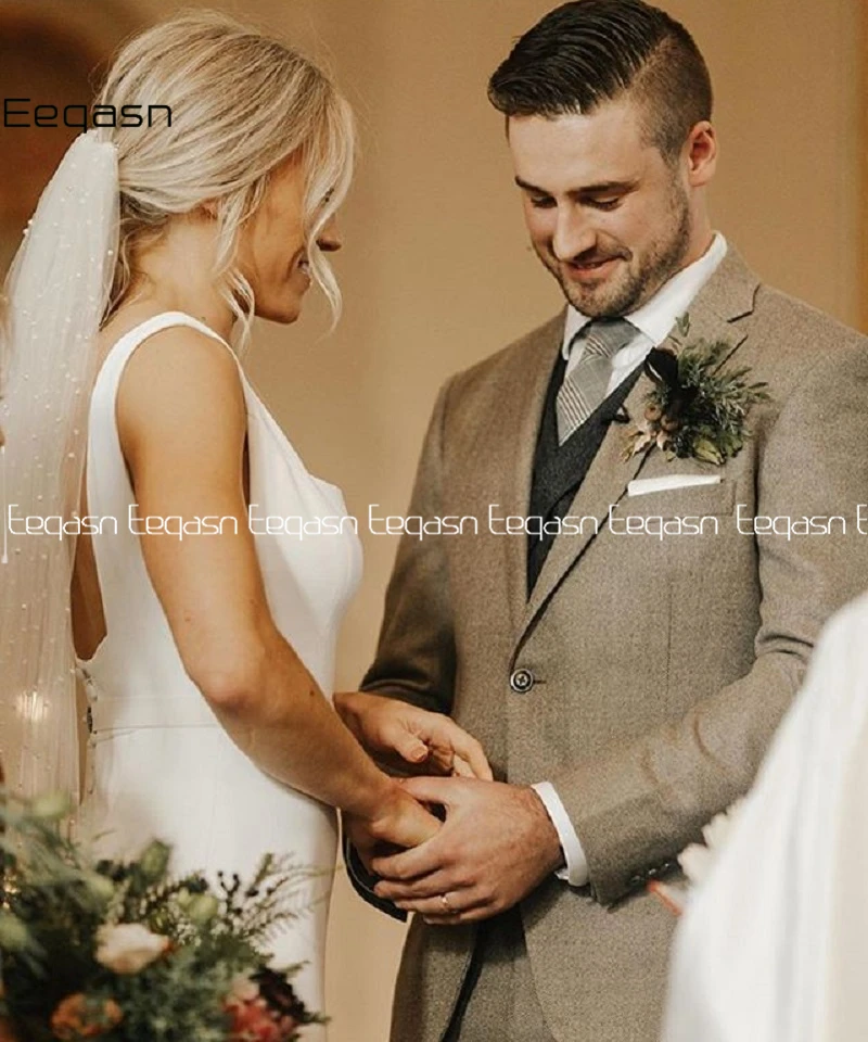 vestidos de novia Beach Long Wedding Dresses Strapless Elastic Satin White Elegant Backless Women Bridal Gown Under 100
vestidos de novia Beach Long Wedding Dresses Strapless Elastic Satin White Elegant Backless Women Bridal Gown Under 100