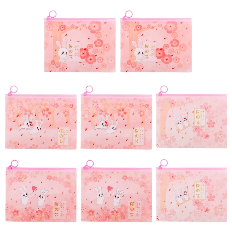 8 Pcs Transparent PVC Cartoon Rabbit/Dinosaur Waterproof Student Pen Pencil Case
8 Pcs Transparent PVC Cartoon Rabbit/Dinosaur Waterproof Student Pen Pencil Case