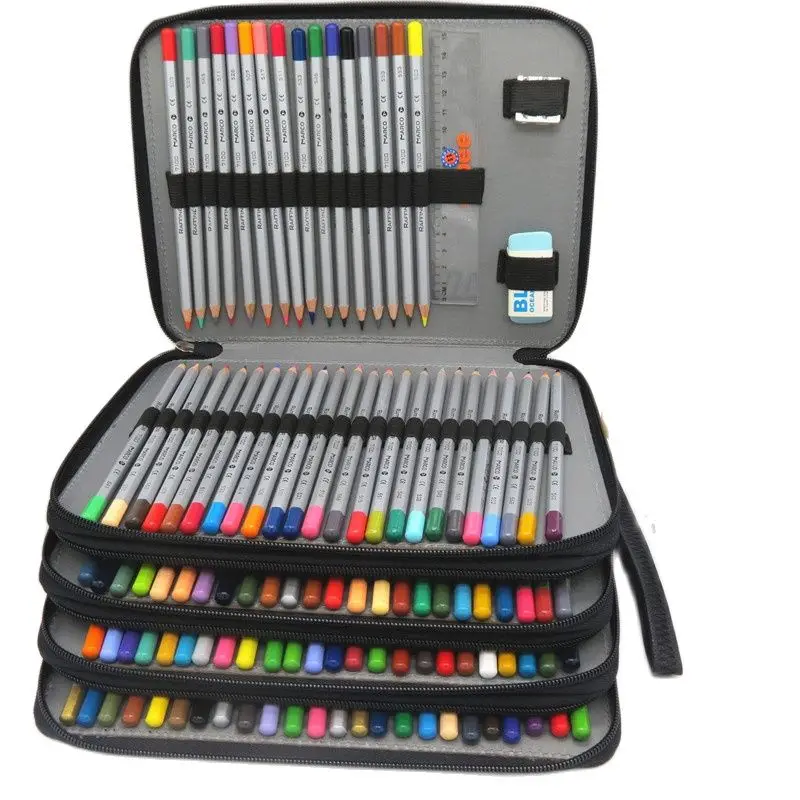 Разноцветный чехол для карандашей большой вместимости с 184 отверстиями
Разноцветный чехол для карандашей большой вместимости с 184 отверстиями