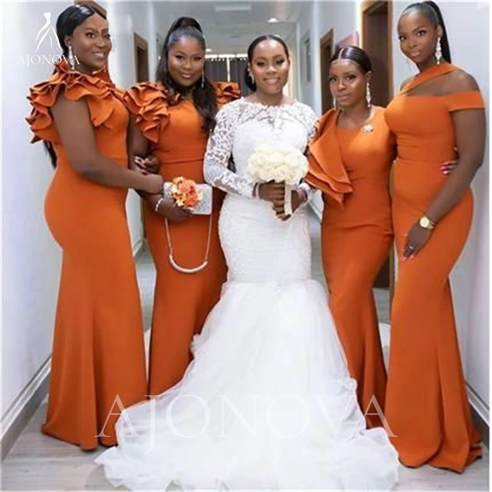 Orange Satin Dress Bridesmaid Dresses for Bridesmaids Mermaid Dresses for Women 2021 Elegant Wedding Party Woman Formal Gowns
Orange Satin Dress Bridesmaid Dresses for Bridesmaids Mermaid Dresses for Women 2021 Elegant Wedding Party Woman Formal Gowns