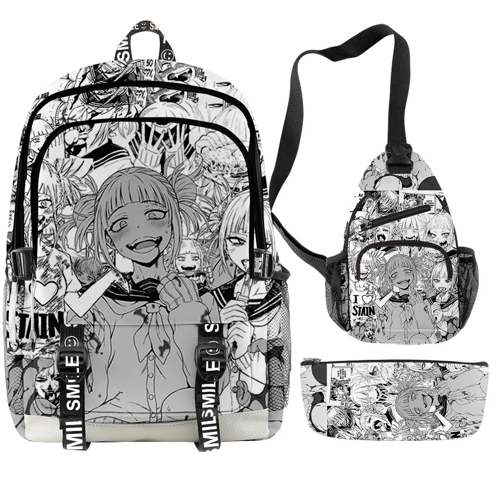 3pcs/set Japan Anime My Hero Academia Boys Girls Schoolbag Primary Backpack Middle School Students Oxford Waterproof Backpack
3pcs/set Japan Anime My Hero Academia Boys Girls Schoolbag Primary Backpack Middle School Students Oxford Waterproof Backpack
