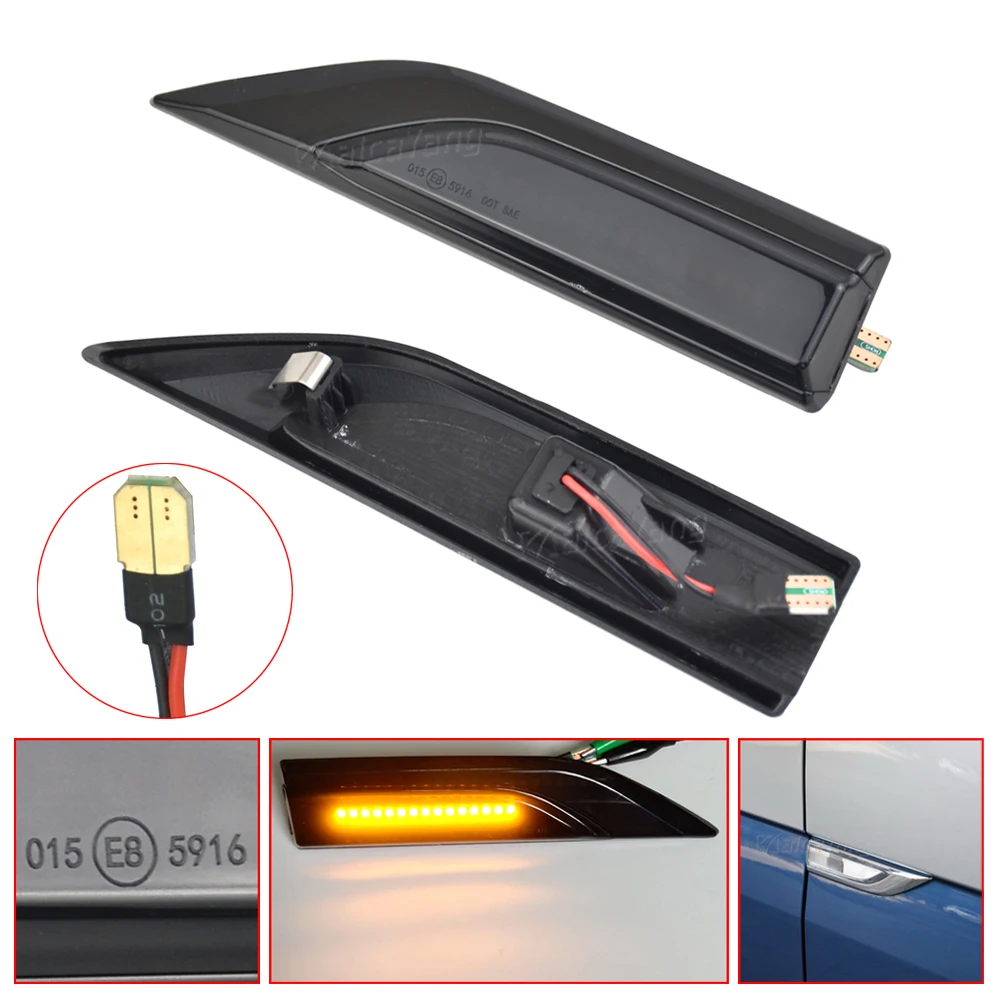 2PCS Dynamic Blinker Indicator Side Marker Turn Signal Light for VW Transporter T5 T6 Multivan Caddy LED Sequential Lamp
2PCS Dynamic Blinker Indicator Side Marker Turn Signal Light for VW Transporter T5 T6 Multivan Caddy LED Sequential Lamp