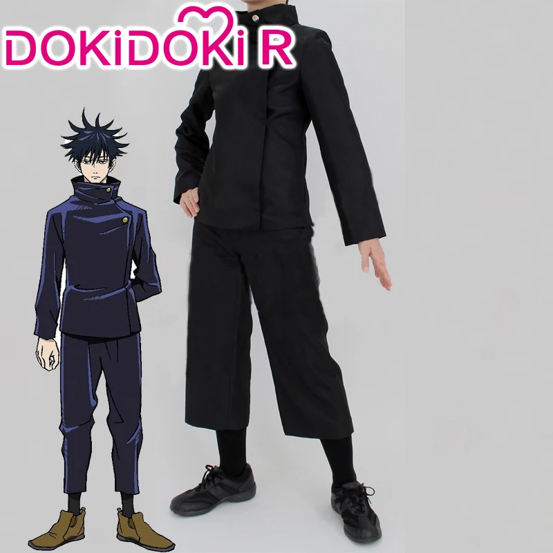 Dokidoki-R аниме косплей юютсу кайсен манга версия Косплей фушигуро Мегуми костюм черный школьная форма костюм
Dokidoki-R аниме косплей юютсу кайсен манга версия Косплей фушигуро Мегуми костюм черный школьная форма костюм
