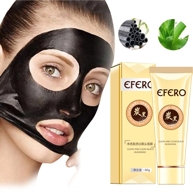 EFERO Black Face Mask for Face Care Pore Strip Cleanser Blackmask Nose Blackhead Remover Peeling Mask Acne Treatment Face Mask
EFERO Black Face Mask for Face Care Pore Strip Cleanser Blackmask Nose Blackhead Remover Peeling Mask Acne Treatment Face Mask