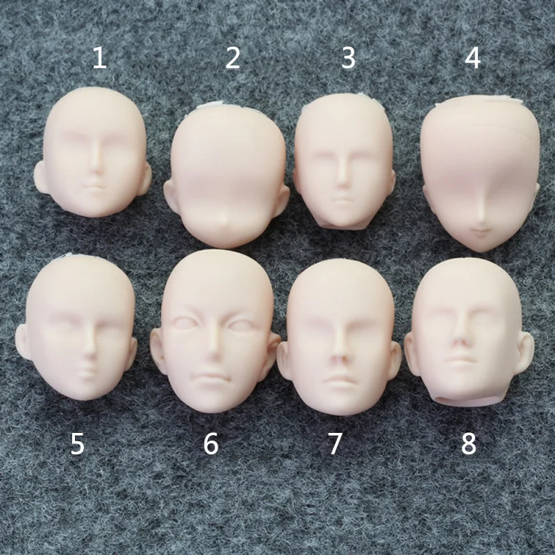 

1 шт. тренировочная голова для макияжа, мини-модели, принадлежности для мужчин, женщин, аксессуары для изготовления кукол, игрушек
