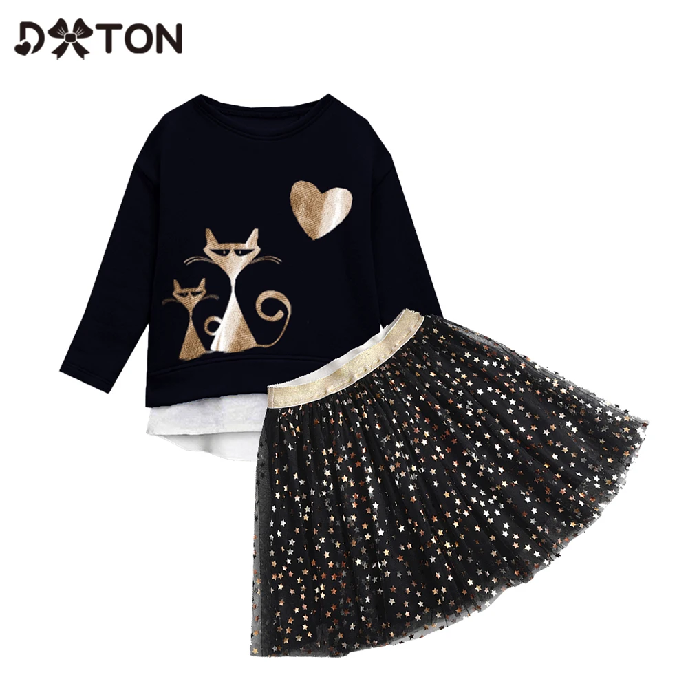 DXTON Children Clothing Sets 2pcs Baby Girl Suit Long Sleeve Girls T-shirts+Tutu Skirts Fox Heart Pattern Cartoon Girl Costumes
DXTON Children Clothing Sets 2pcs Baby Girl Suit Long Sleeve Girls T-shirts+Tutu Skirts Fox Heart Pattern Cartoon Girl Costumes