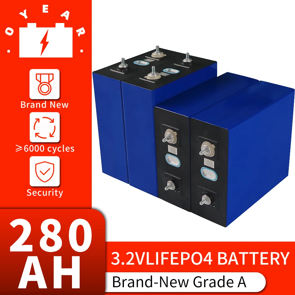 8 шт., литиевая аккумуляторная батарея 3,2 В Ач для солнечной системы 12 В 24 В
8 шт., литиевая аккумуляторная батарея 3,2 В Ач для солнечной системы 12 В 24 В