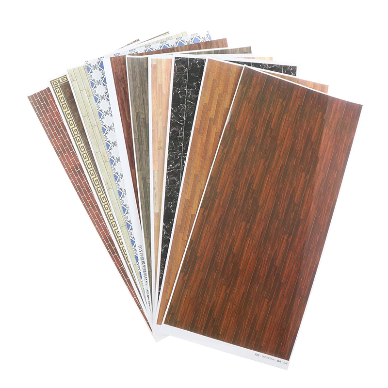 1Pc DIY Dollhouse Vintage Wood Grain Floor Sticker Kitchen Bathroom Wall Paste Wood Floor Wall Paper
1Pc DIY Dollhouse Vintage Wood Grain Floor Sticker Kitchen Bathroom Wall Paste Wood Floor Wall Paper