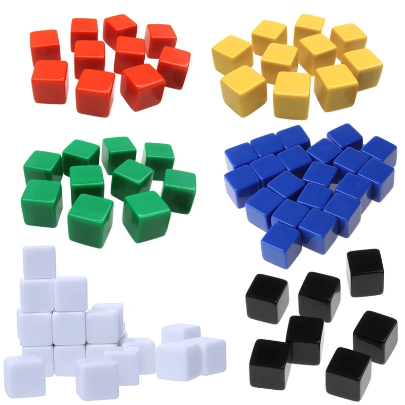 20pcs 16mm Dice Square Corner Blank Dice DIY Engravable Dice 6 Sided Poker Gambling Dice Board Game Teaching Dice
20pcs 16mm Dice Square Corner Blank Dice DIY Engravable Dice 6 Sided Poker Gambling Dice Board Game Teaching Dice