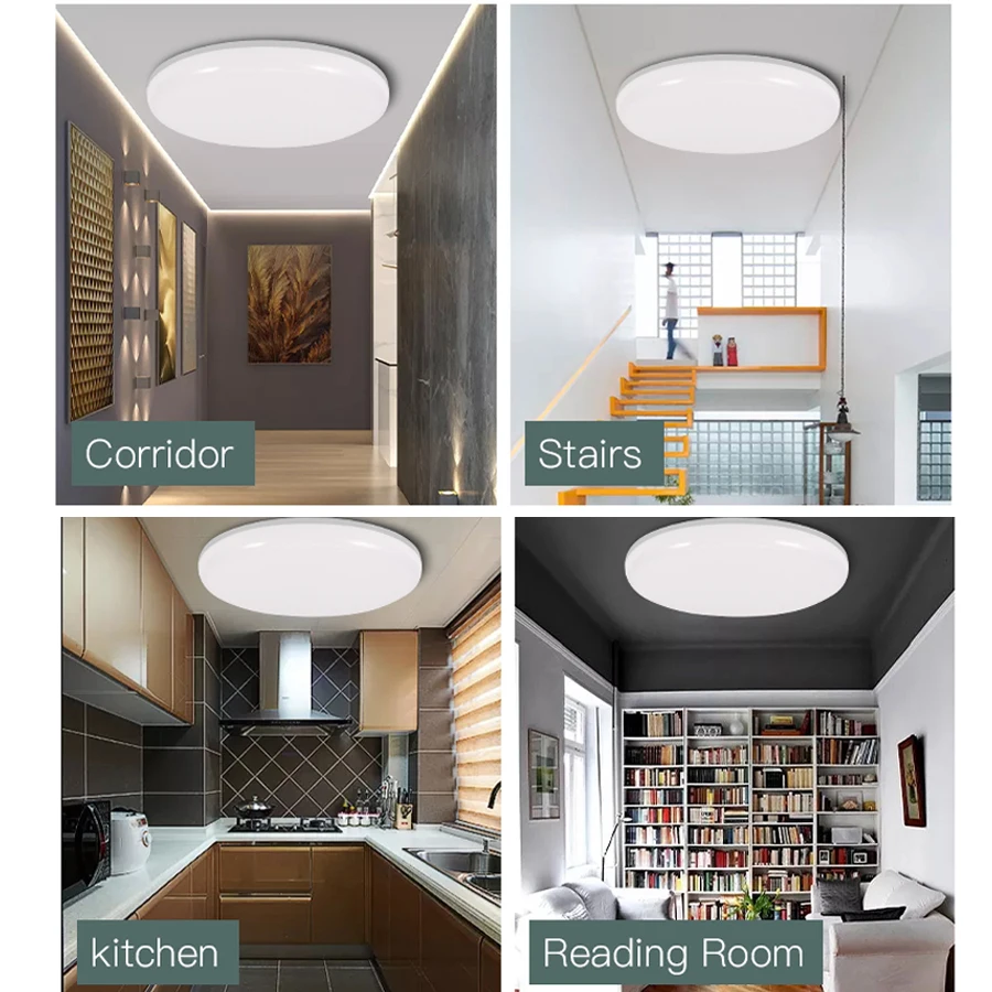 Led Ceiling Lamp For Home 220v Ceiling Lights Modern 15/20/30/50W Surface Mount Lighting Fixture for Living Room Bedroom Kitchen
Led Ceiling Lamp For Home 220v Ceiling Lights Modern 15/20/30/50W Surface Mount Lighting Fixture for Living Room Bedroom Kitchen