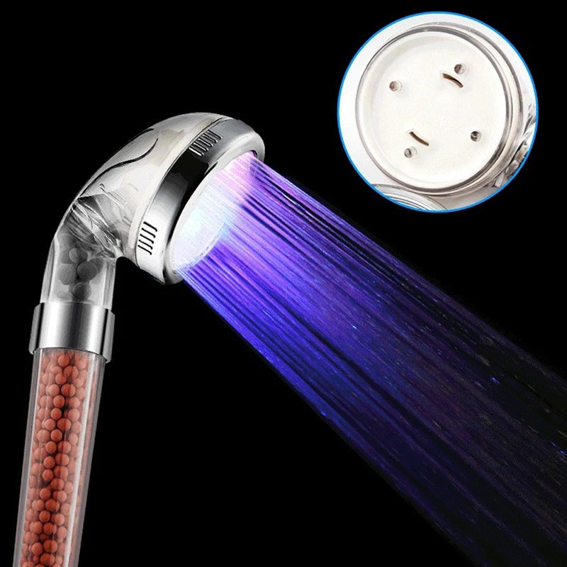 LED Anion Shower SPA Shower Head Pressurized Water Saving Temperature Control Colorful Light Handheld Big Rain Shower
LED Anion Shower SPA Shower Head Pressurized Water Saving Temperature Control Colorful Light Handheld Big Rain Shower