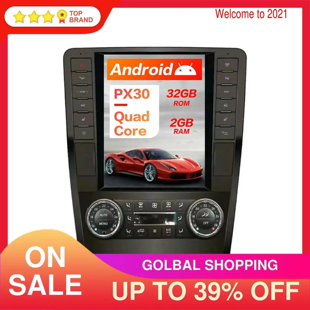 Vertical screen Android 9.0 4+64GB Car GPS Navigation For Mercedes Benz ML W164 W300 ML350 ML450 ML500 GL G320 GL350 GL450 GL500
Vertical screen Android 9.0 4+64GB Car GPS Navigation For Mercedes Benz ML W164 W300 ML350 ML450 ML500 GL G320 GL350 GL450 GL500