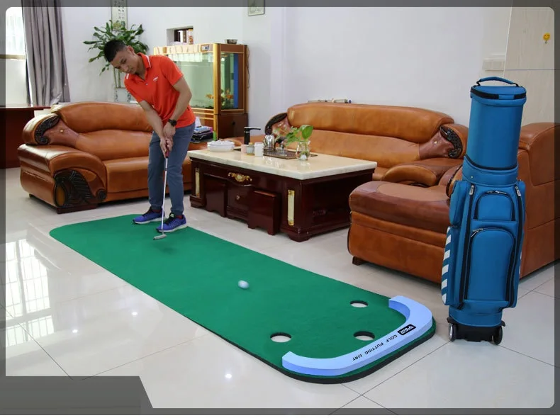 Portable Indoor Mini Golf Green Office Golf Putting Trainer Mat Golf Artificial Grass Practice Blanket Golf Set D9006
Portable Indoor Mini Golf Green Office Golf Putting Trainer Mat Golf Artificial Grass Practice Blanket Golf Set D9006