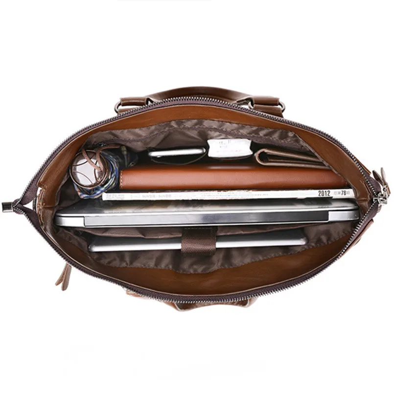 New Fashion male soft leather commercial briefcase/Brand design men's messenger bag/casual Business bag 14" Laptop bags for men
New Fashion male soft leather commercial briefcase/Brand design men's messenger bag/casual Business bag 14" Laptop bags for men