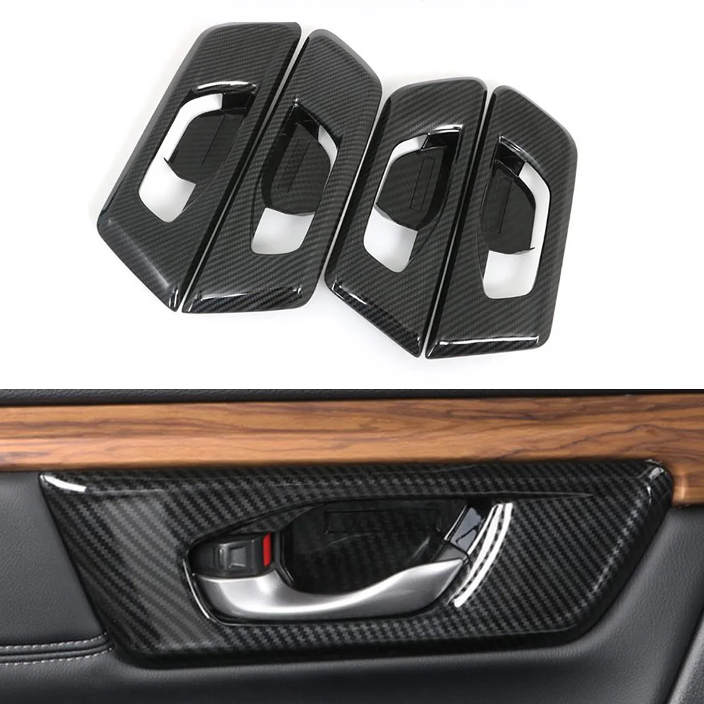 4PCS Inner Door Handle Bowl Cover Trim Carbon ABS Fiber for 17-21 Honda CRV Decorative Cover Car Interior Decoration Accessories
4PCS Inner Door Handle Bowl Cover Trim Carbon ABS Fiber for 17-21 Honda CRV Decorative Cover Car Interior Decoration Accessories