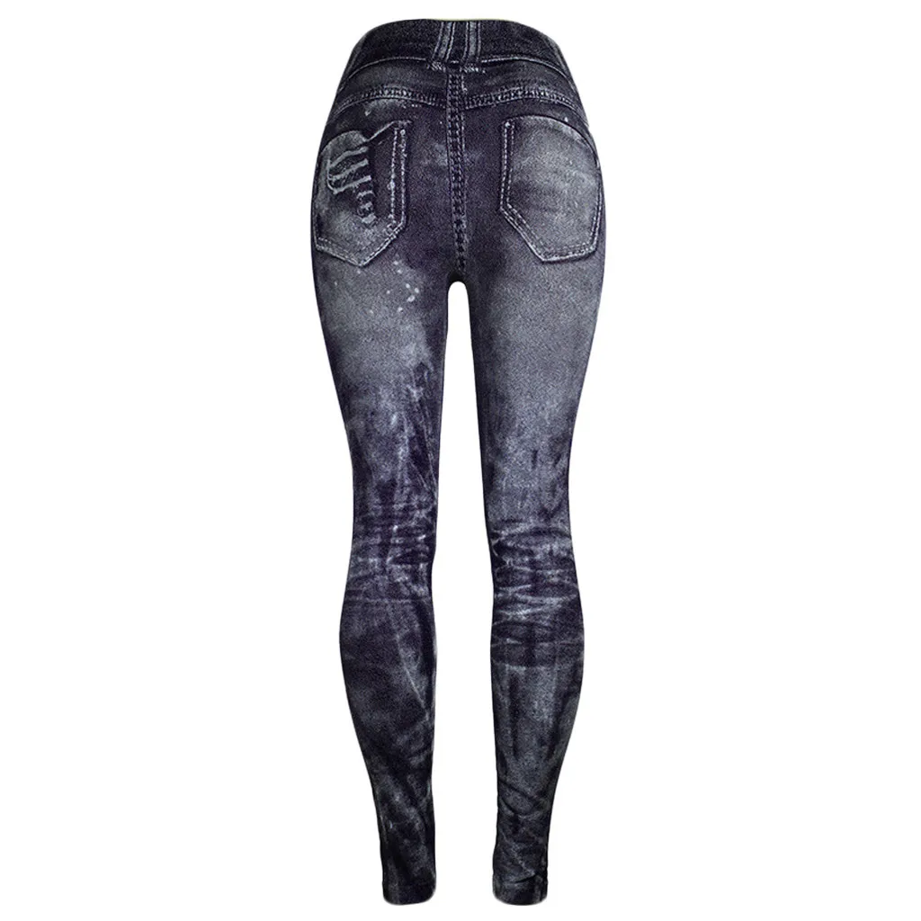 Женские леггинсы 25 # джинсовые штаны цветные обтягивающие супер-бомбер узкие