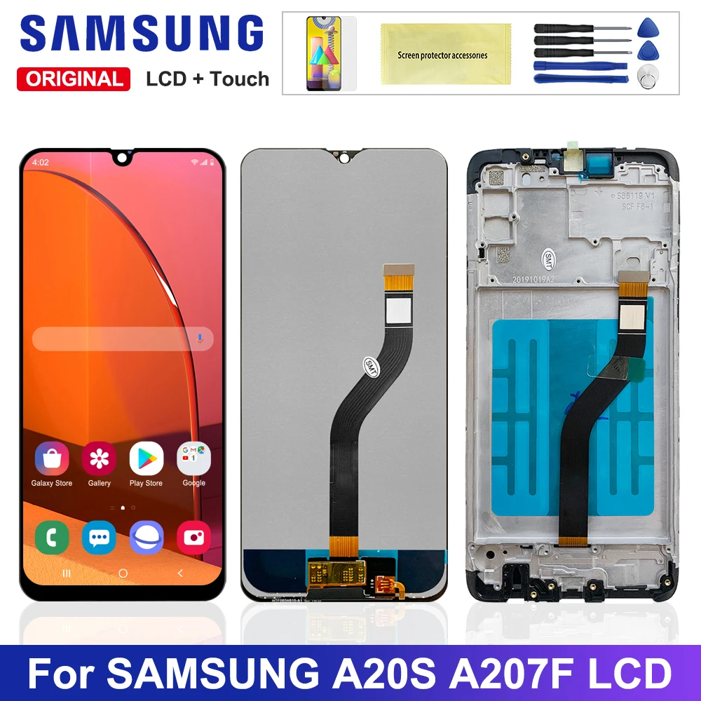 Оригинальный ЖК-дисплей для SAMSUNG Galaxy A20s A207 A2070 SM-A207F ЖК-дисплей экран дигитайзер в сборе запасные части для A20S
Оригинальный ЖК-дисплей для SAMSUNG Galaxy A20s A207 A2070 SM-A207F ЖК-дисплей экран дигитайзер в сборе запасные части для A20S