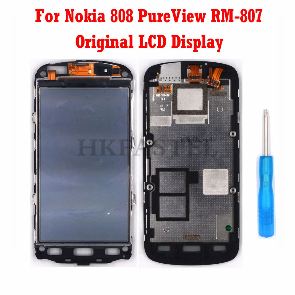 Для Nokia 808 PureView RM 807 Оригинальный ЖК экран для мобильного телефона дигитайзер