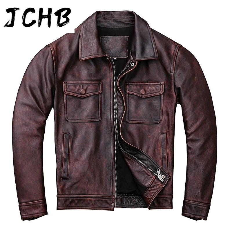 2021 Large Men's Size Cow Brand Vintage Pilot Motorcycle Biker Jacket High Quality Genuine Leather Coat for Male
2021 Large Men's Size Cow Brand Vintage Pilot Motorcycle Biker Jacket High Quality Genuine Leather Coat for Male