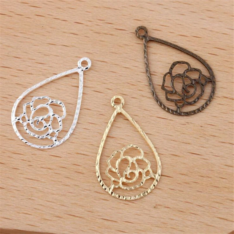 SIXTY TOWFISH 30 Pieces DIY Jewelry Accessories 18*11mm Handmade Materials Charms Brass Flower Filigree Flower Slice
SIXTY TOWFISH 30 Pieces DIY Jewelry Accessories 18*11mm Handmade Materials Charms Brass Flower Filigree Flower Slice