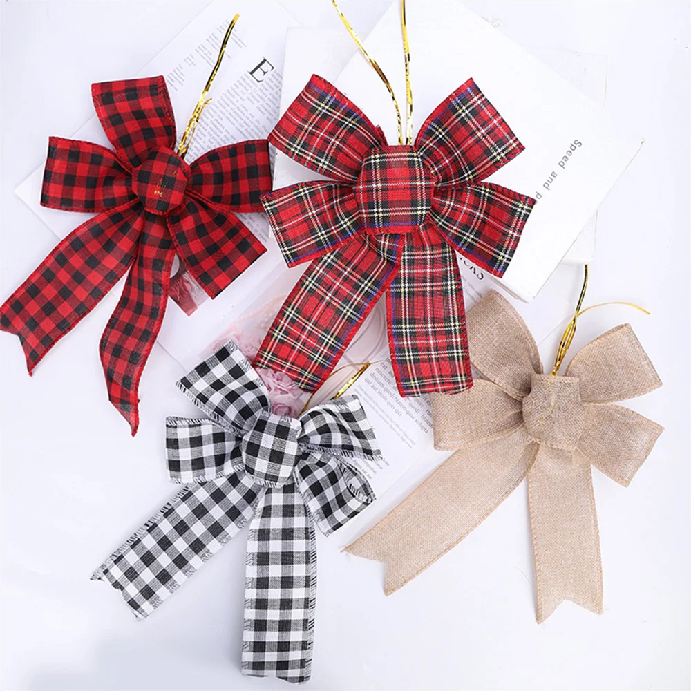 Christmas tree big red linen lattice bow handmade gift box packaging decoration big bow new year party wedding decoration
Christmas tree big red linen lattice bow handmade gift box packaging decoration big bow new year party wedding decoration