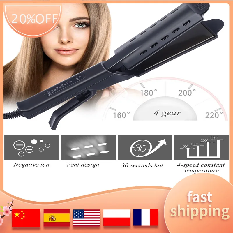 Hair Straightener Fast Heating Professional Salon Flat Irontravel Hair Straightening Iron Smooth Glide For All Hair Types
Hair Straightener Fast Heating Professional Salon Flat Irontravel Hair Straightening Iron Smooth Glide For All Hair Types