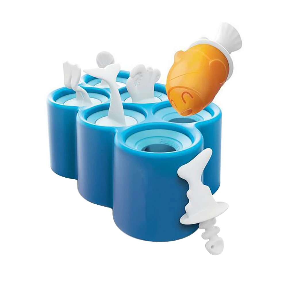 1PC Summer 6 Ugly Fish-shaped Ice Cream Mold Silicone Sticks Ice Mold Cover DIY Cartoon Popsicle Molds Holder 
1PC Summer 6 Ugly Fish-shaped Ice Cream Mold Silicone Sticks Ice Mold Cover DIY Cartoon Popsicle Molds Holder