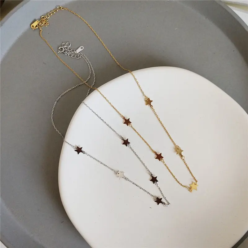 A00771 Jazaz New Trendy Minimalist Stars Night Sky Choker Chain Necklace for Women Party Wedding Fine Jewelry Birthday Gift
A00771 Jazaz New Trendy Minimalist Stars Night Sky Choker Chain Necklace for Women Party Wedding Fine Jewelry Birthday Gift