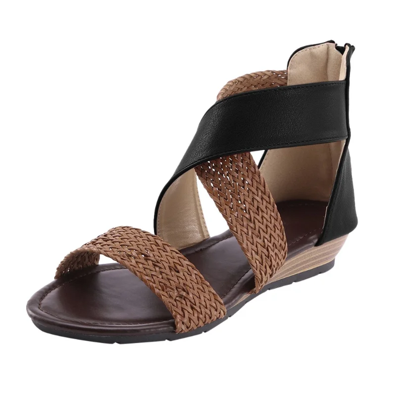 2021 fish mouth leather canvas ladies woven wedges zipper sandals casual beach shoes roman shoes sandals
2021 fish mouth leather canvas ladies woven wedges zipper sandals casual beach shoes roman shoes sandals