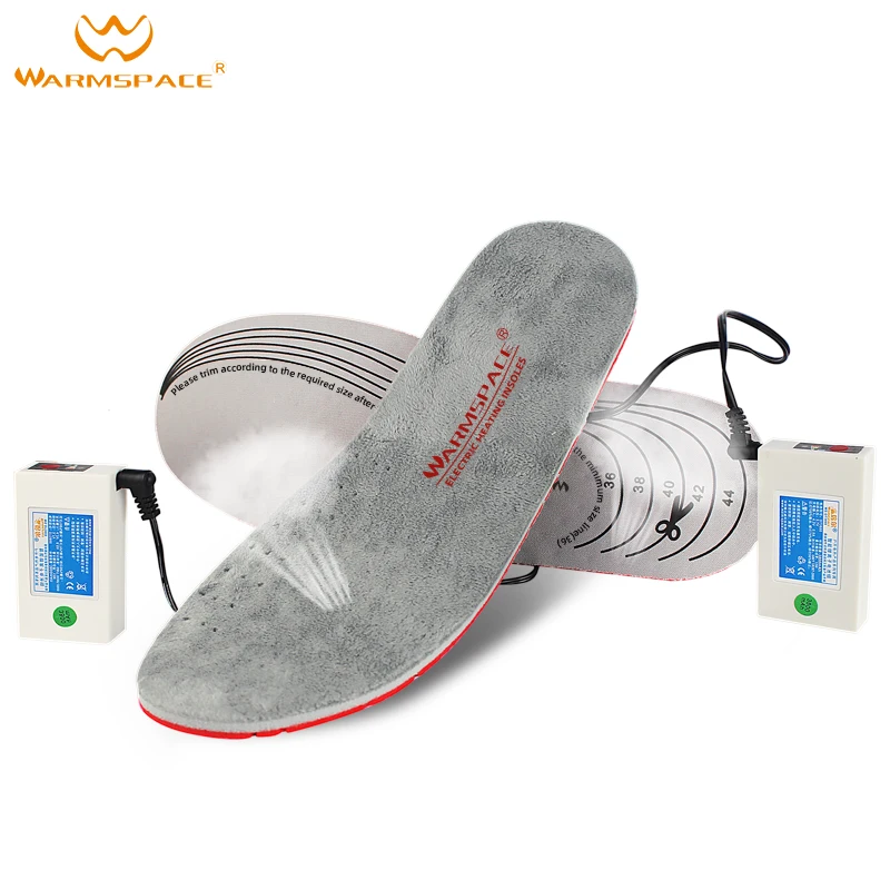 WARMSPACE electric heated insoles with rechargeable lithium battery intelligent temperature adjustment keep warm in winter
WARMSPACE electric heated insoles with rechargeable lithium battery intelligent temperature adjustment keep warm in winter
