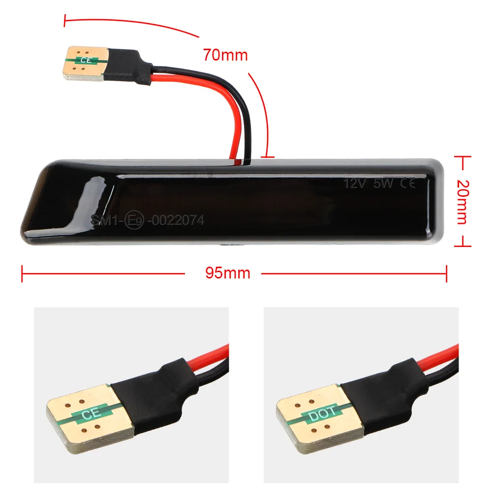 Dynamic LED Side Marker Light Flowing Water Car Indicator DC 12V For BMW 3 Series E36 Turn Signal Lights Blinker Lamp Error Free
Dynamic LED Side Marker Light Flowing Water Car Indicator DC 12V For BMW 3 Series E36 Turn Signal Lights Blinker Lamp Error Free