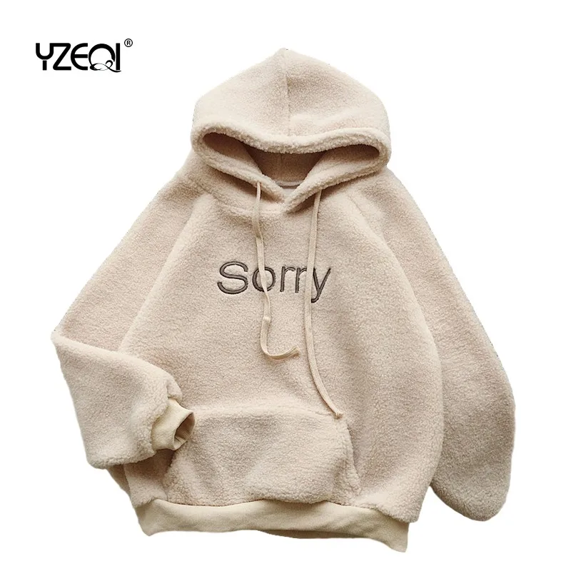 Yzeqi Winter Women Thick Top Warm Loose Pullover Spring Streetwear Embroidery Hoodies Pullovers For Girl Loose Coat Casual Tops
Yzeqi Winter Women Thick Top Warm Loose Pullover Spring Streetwear Embroidery Hoodies Pullovers For Girl Loose Coat Casual Tops