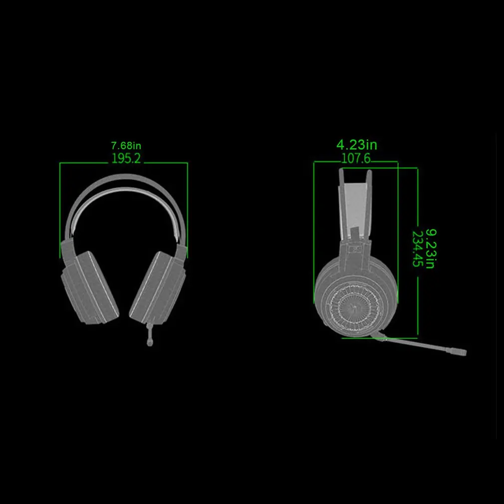 Wired Gaming Headsets Gamer Headphones Surround Sound Stereo With Microphone Overear Laptop Tablet Headset
Wired Gaming Headsets Gamer Headphones Surround Sound Stereo With Microphone Overear Laptop Tablet Headset