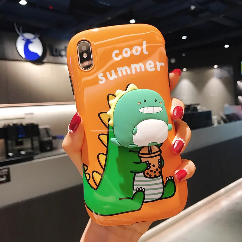 Dinosaur bracket phone case is suitable for iPhone11 12Pro Max mini X XR XS XSMax 8 7 6PluS anti-drop protective back cover
Dinosaur bracket phone case is suitable for iPhone11 12Pro Max mini X XR XS XSMax 8 7 6PluS anti-drop protective back cover