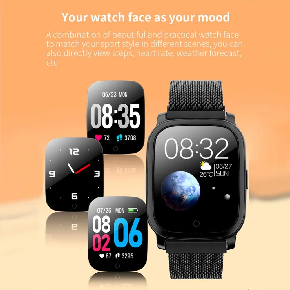 CV06IR Smart Watch Sleep Heart Rate Monitoring Temperature Measurement IP67 Waterproof Smart Bracelet Multi-sport Mode for Sport
CV06IR Smart Watch Sleep Heart Rate Monitoring Temperature Measurement IP67 Waterproof Smart Bracelet Multi-sport Mode for Sport