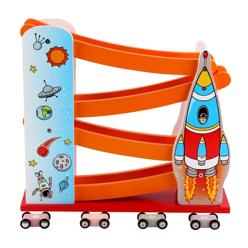 Children Wooden Track Glider Inertia Game Toys Kids Four-Layer Track Pulley Slide Car Building Kits Baby Funny Toy C44
Children Wooden Track Glider Inertia Game Toys Kids Four-Layer Track Pulley Slide Car Building Kits Baby Funny Toy C44