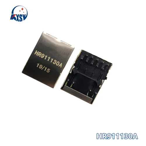 10 Uds HR911130A HR911130 911130A 911130 RJ45 гигабитный красный трансформатор Разъем Новый и