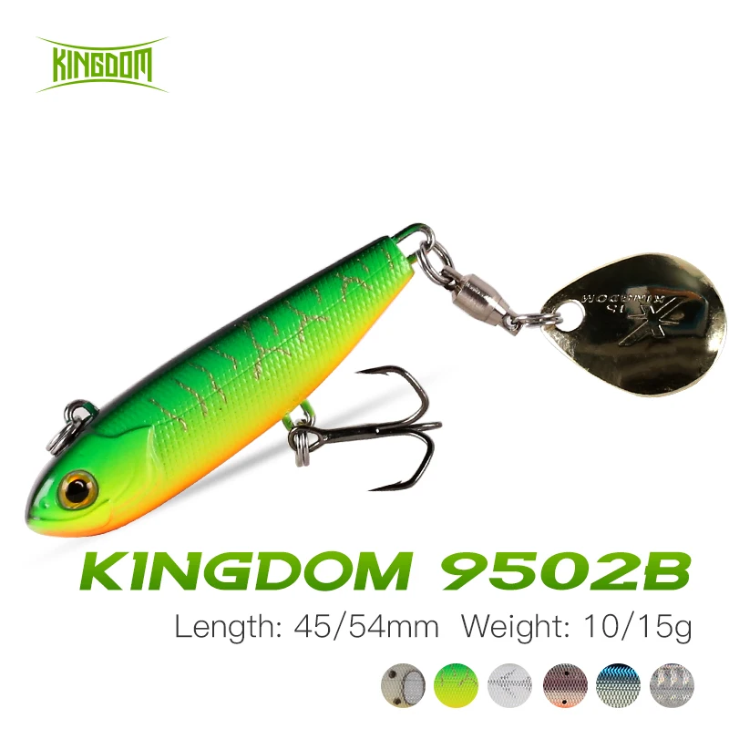 Kingdom Fishing Lures 10g 15g Lead Head Plastic Body Metal Sequin On The Tail Sinking VIB Baits Bass Pike Perche Fishing Tackle
Kingdom Fishing Lures 10g 15g Lead Head Plastic Body Metal Sequin On The Tail Sinking VIB Baits Bass Pike Perche Fishing Tackle