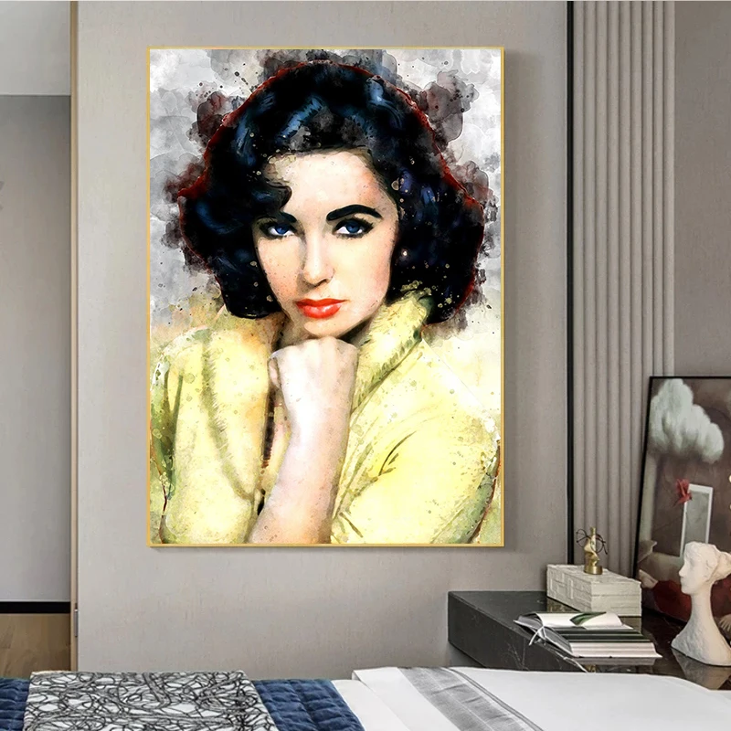 Elizabeth Taylor Classic Print Poster Wall Decoration Art Painting on Canvas Nordic Picture for Living Room Home Decor Cuadros
Elizabeth Taylor Classic Print Poster Wall Decoration Art Painting on Canvas Nordic Picture for Living Room Home Decor Cuadros