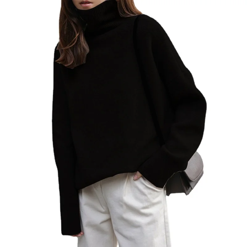 Autumn Winter Fashion Korean Turtleneck Cashmere Sweater Women Oversize Warm Pullovers Sweater New Long Sleeve Wool Loose Tops
Autumn Winter Fashion Korean Turtleneck Cashmere Sweater Women Oversize Warm Pullovers Sweater New Long Sleeve Wool Loose Tops