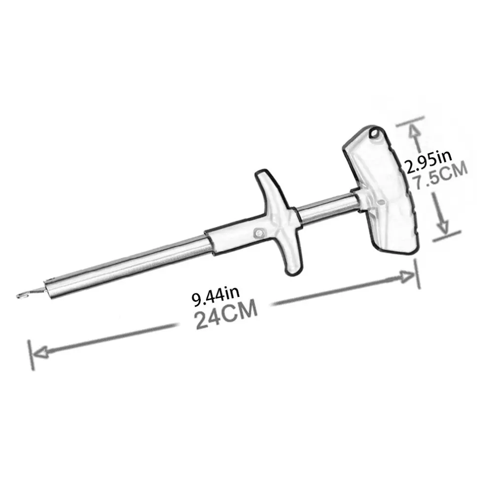 Professional T-Type/Spray-Type Fishing Hook Remover Easy Fish Fishing Tool Minimizing Injuries Tools Decoupling Device
Professional T-Type/Spray-Type Fishing Hook Remover Easy Fish Fishing Tool Minimizing Injuries Tools Decoupling Device